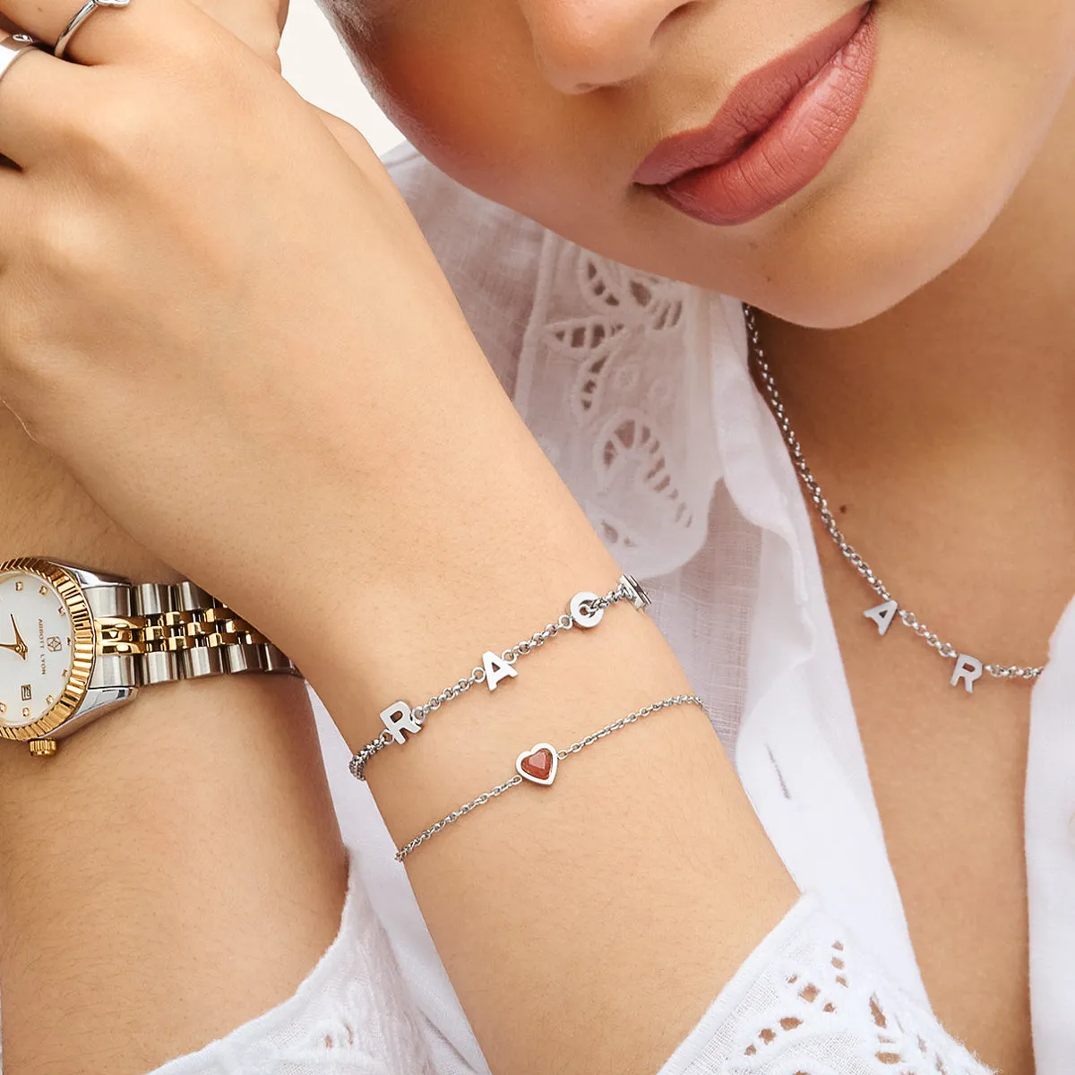 Made Mine Name Bracelet (Silver) sold by Abbott Lyon product image thumbnail 3