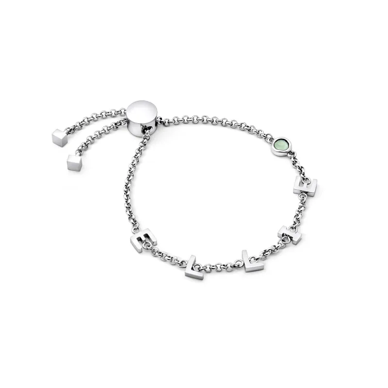 Made Mine Name Bracelet (Silver) sold by Abbott Lyon