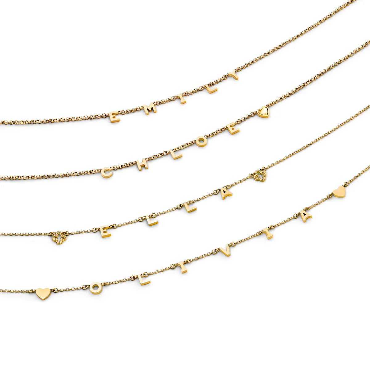 Made Mine Name Necklace (Gold) sold by Abbott Lyon product image thumbnail 4