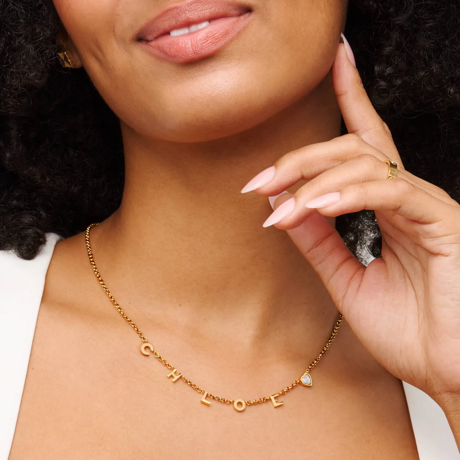 Made Mine Name Necklace (Gold) sold by Abbott Lyon product image thumbnail 2