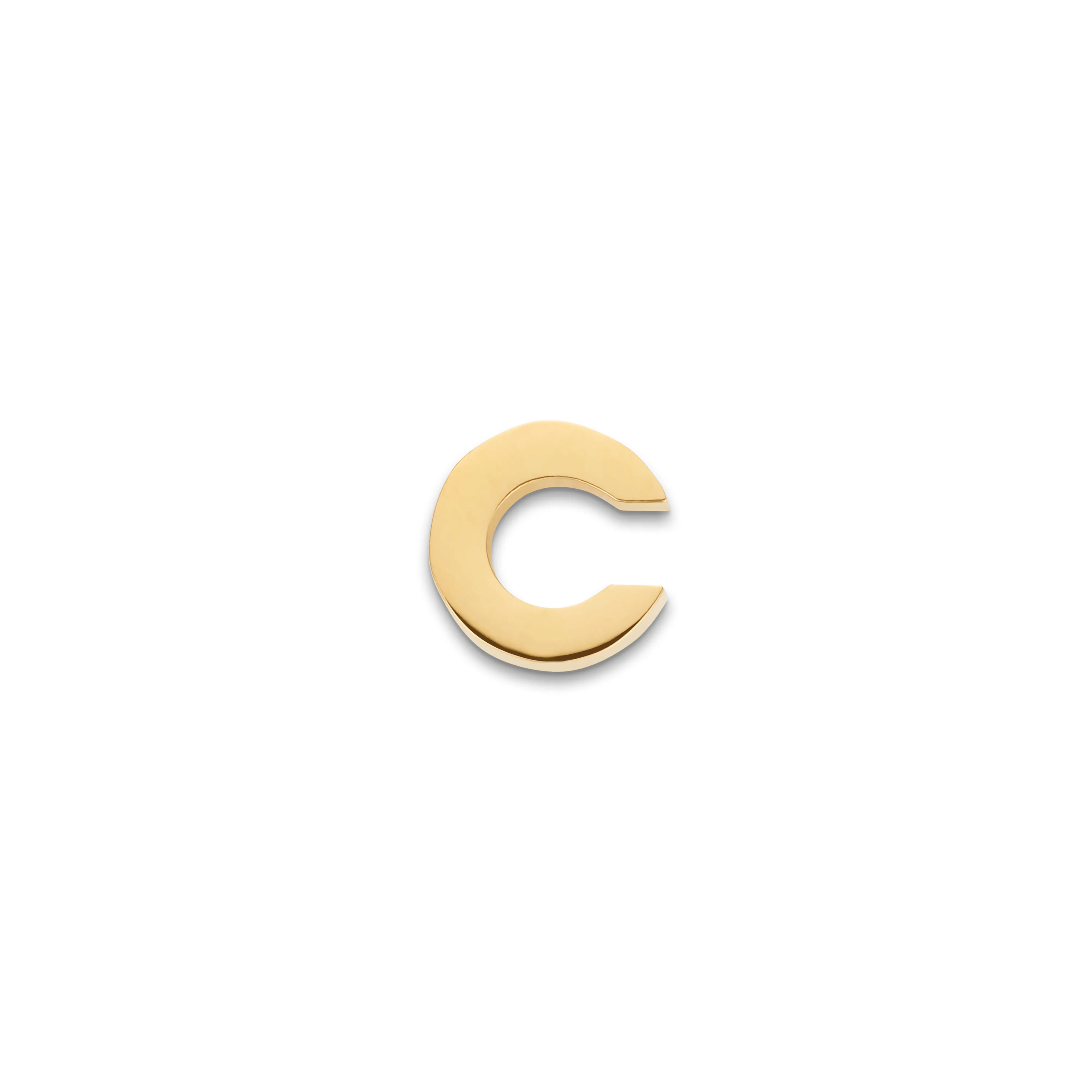 Made Mine Charms - Block Initial Charm (Gold) sold by Abbott Lyon product image thumbnail 4
