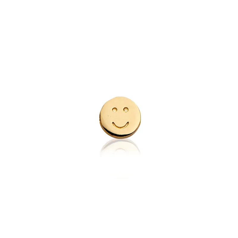 Made Mine Charms - Happy Face Charm (Gold) sold by Abbott Lyon