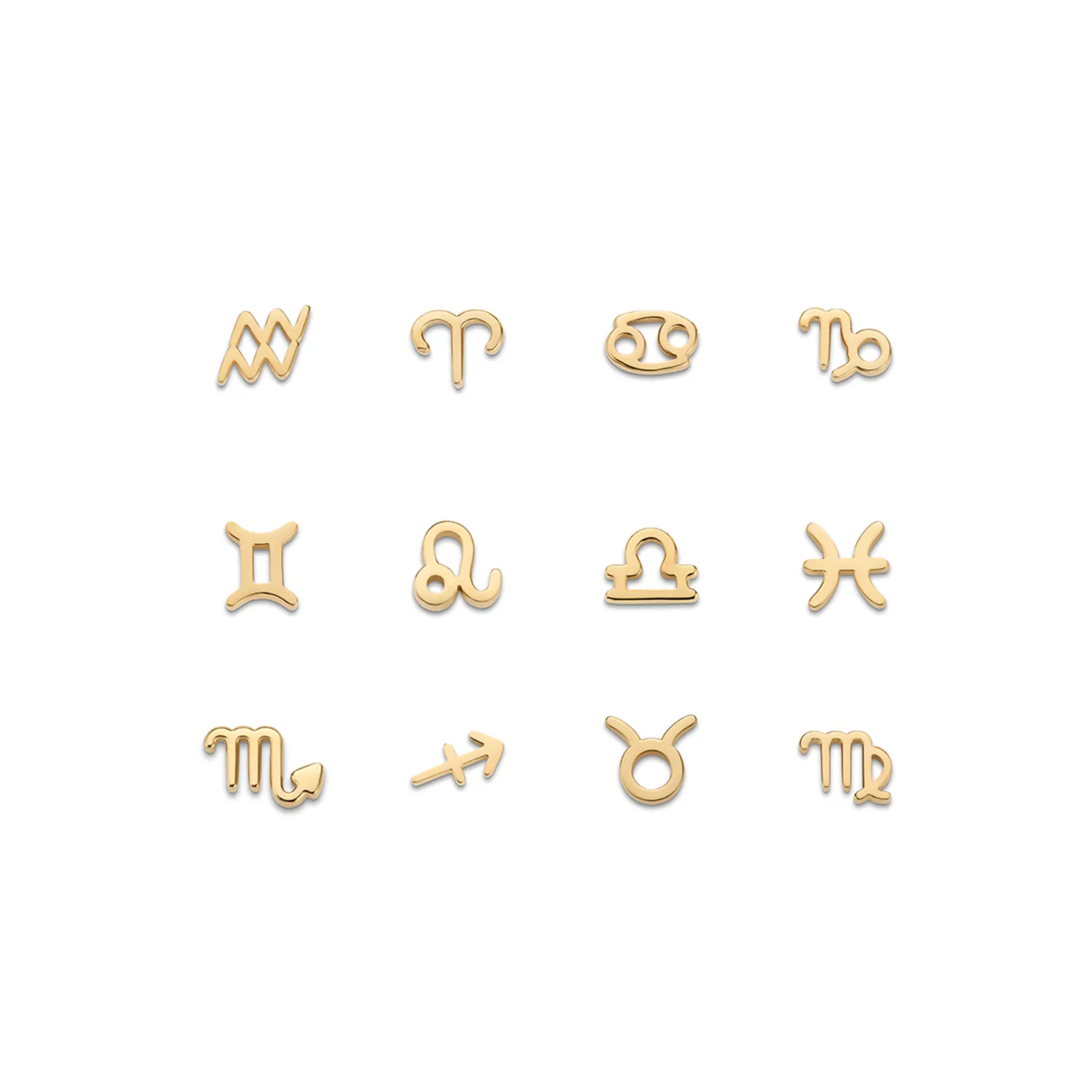 Made Mine Charms - Zodiac Charms (Gold) sold by Abbott Lyon