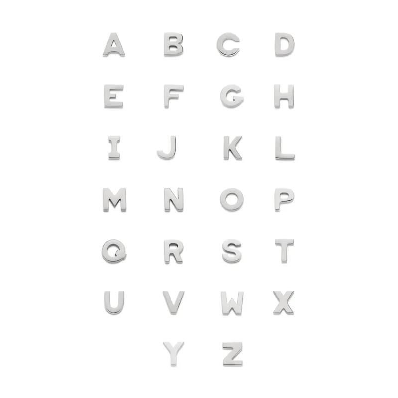 Made Mine Charms - Block Initial Charm (Silver) sold by Abbott Lyon