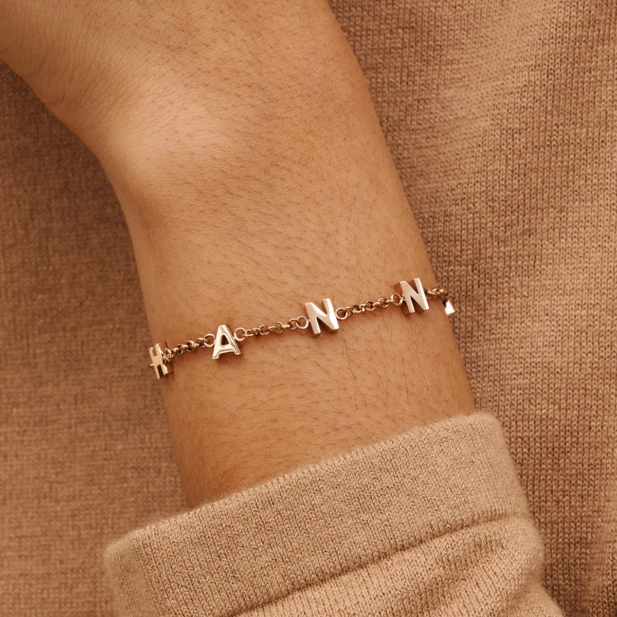 Made Mine Name Bracelet (Rose Gold) sold by Abbott Lyon product image thumbnail 2