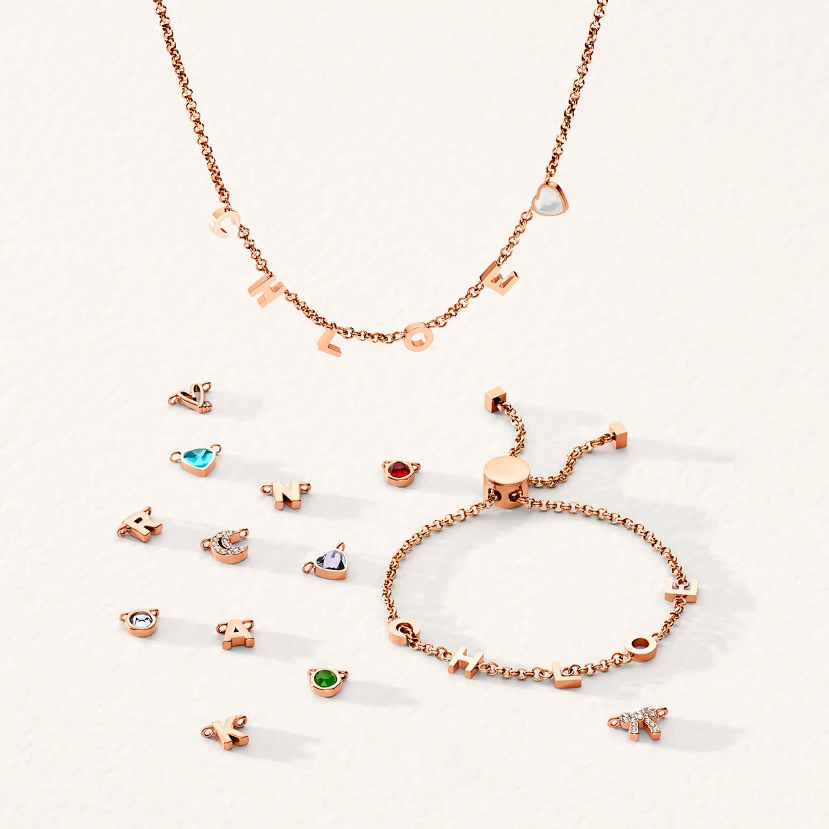 Made Mine Name Bracelet (Rose Gold) sold by Abbott Lyon product image thumbnail 4