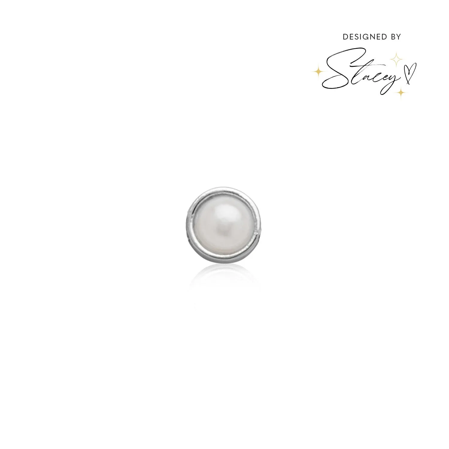Made Mine Charms - Pearl Charm (Silver) sold by Abbott Lyon product image thumbnail 2