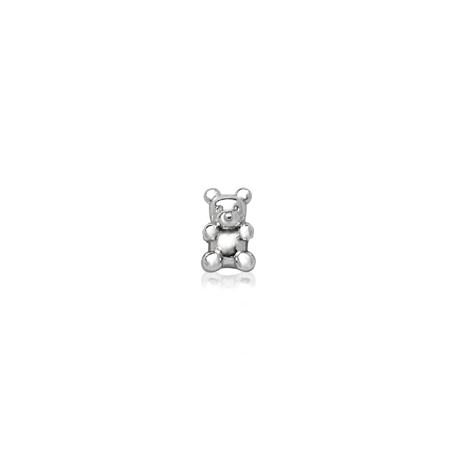 Made Mine Charms - Teddy Bear Charm (Silver) sold by Abbott Lyon