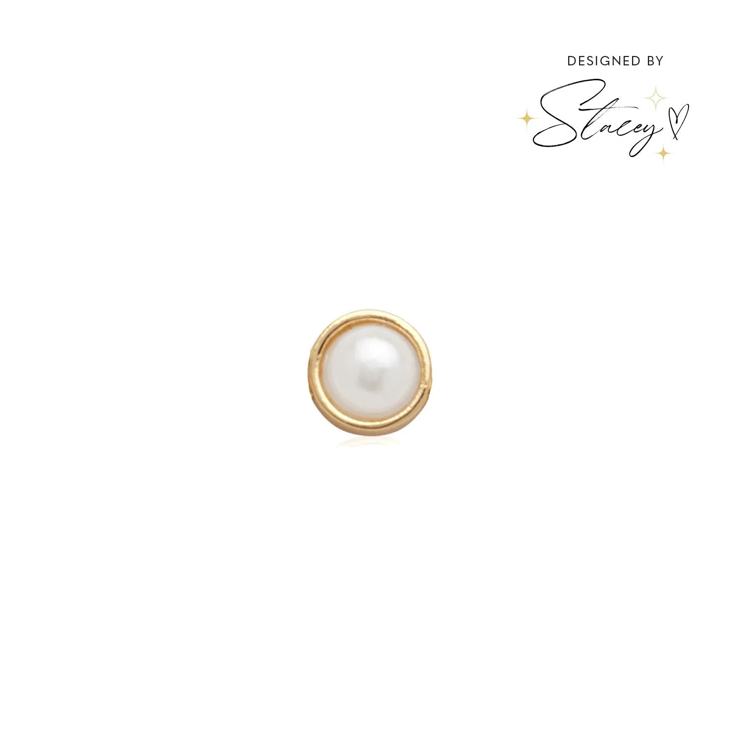 Made Mine Charms - Pearl Charm (Gold) sold by Abbott Lyon product image thumbnail 2