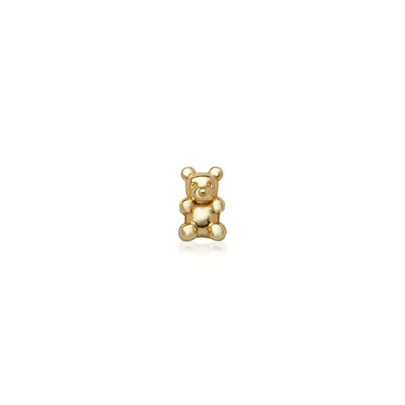 Made Mine Charms - Teddy Bear Charm (Gold) sold by Abbott Lyon