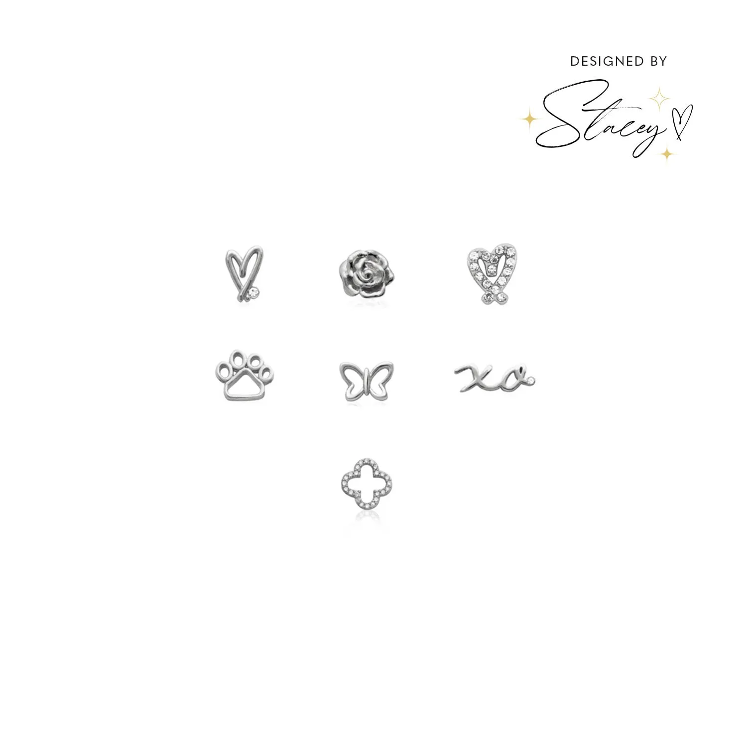 Made Mine Charms - Stacey's Stories Charms (Silver) sold by Abbott Lyon