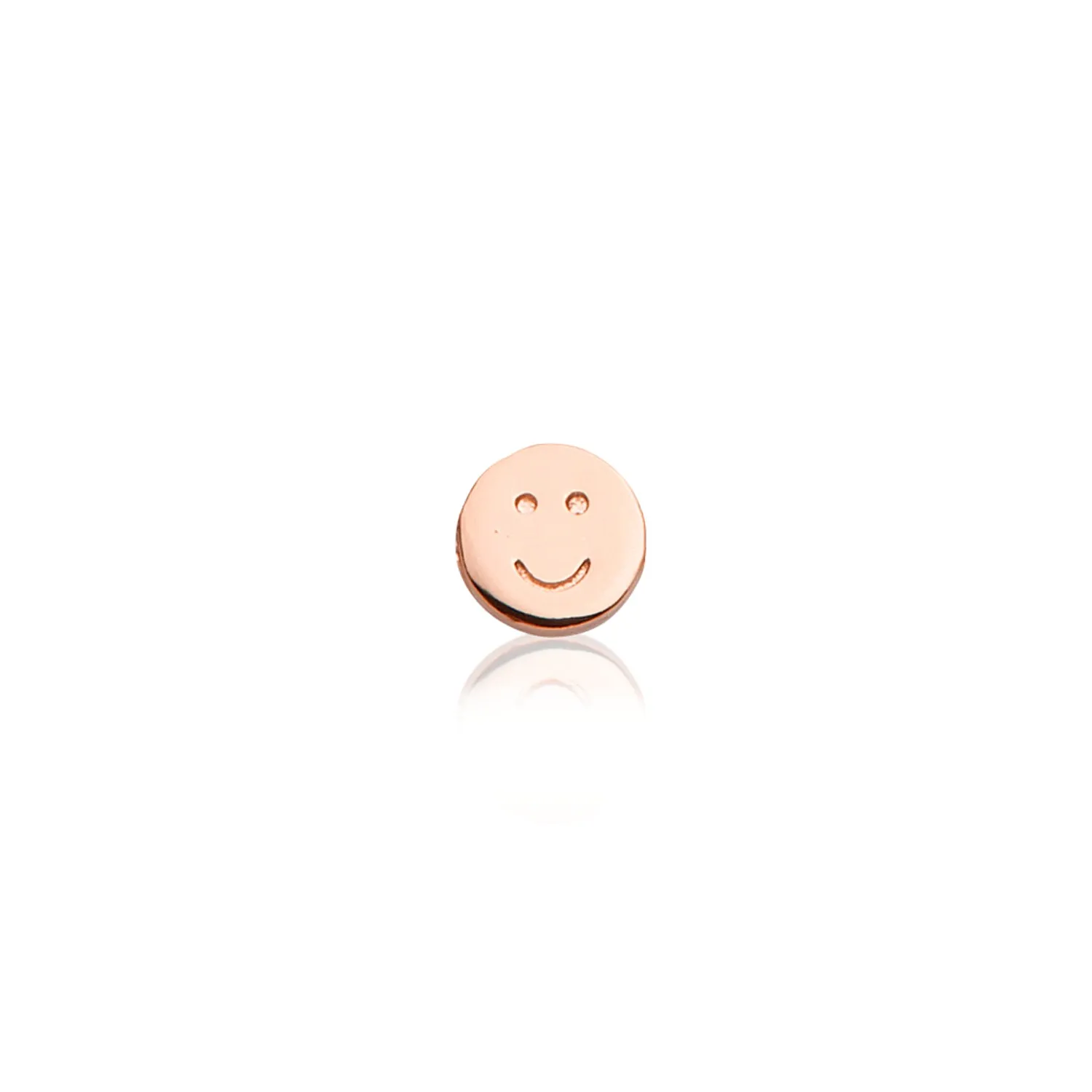 Made Mine Charms - Happy Face Charm (Rose Gold) sold by Abbott Lyon