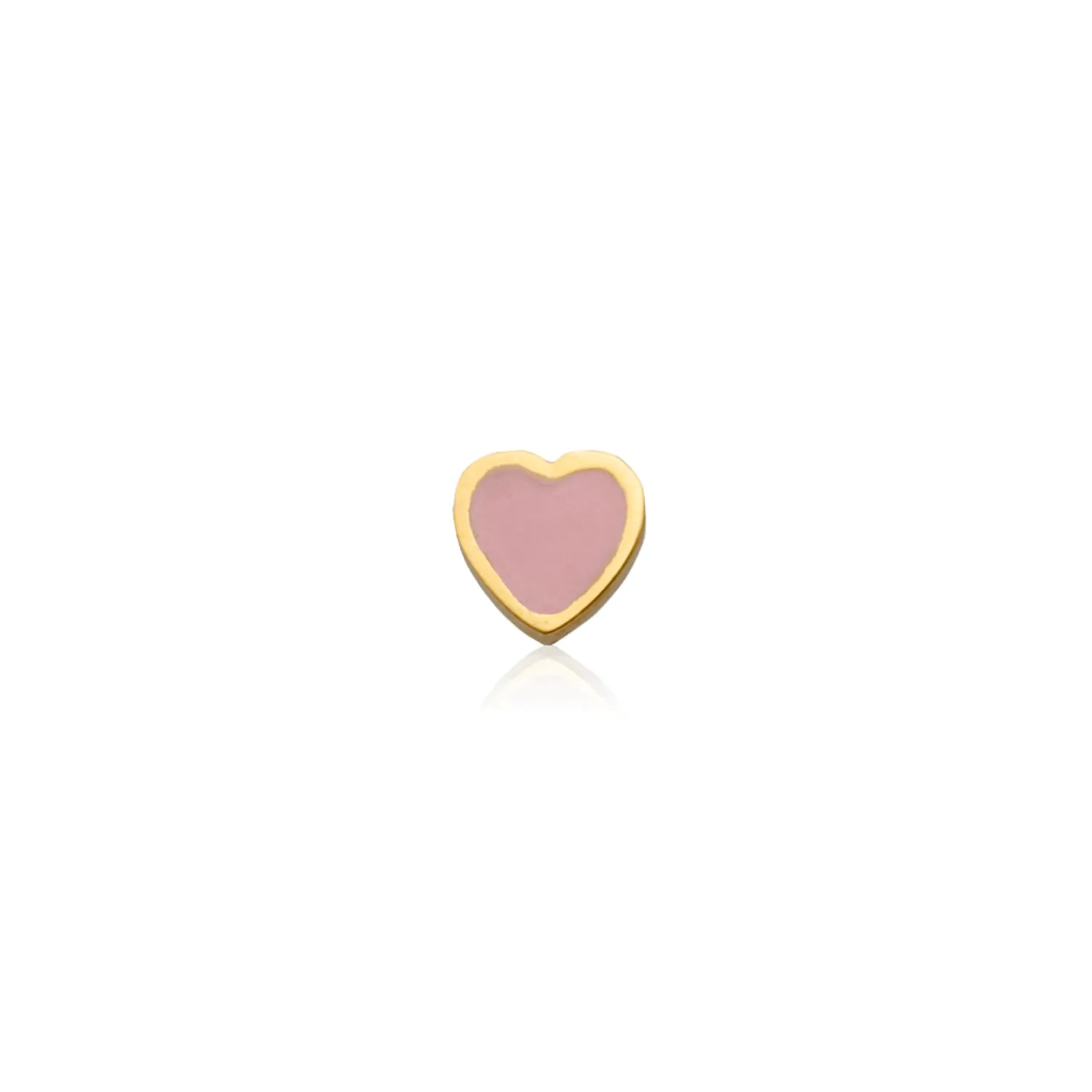 Made Mine Charms - Pink Heart Charm (Gold) sold by Abbott Lyon