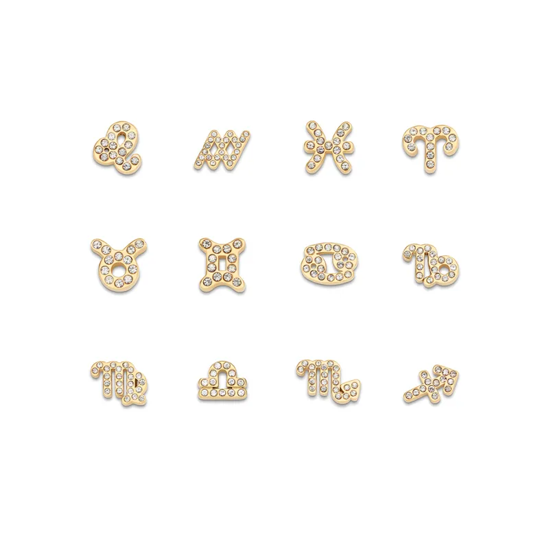 Made Mine Charms - Pave Zodiac Charms (Gold) sold by Abbott Lyon