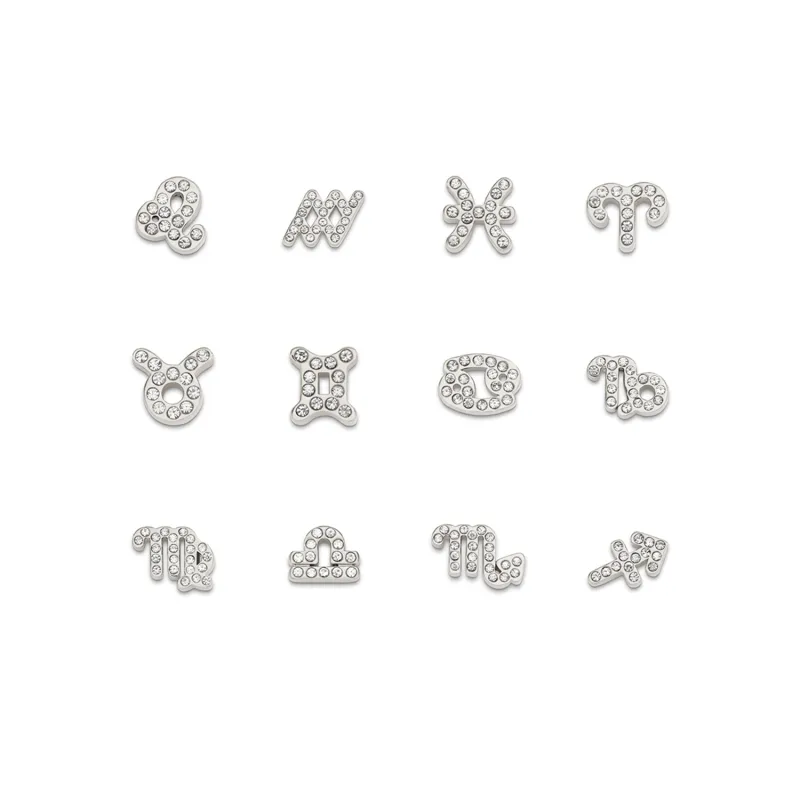 Made Mine Charms - Pave Zodiac Charms (Silver) sold by Abbott Lyon