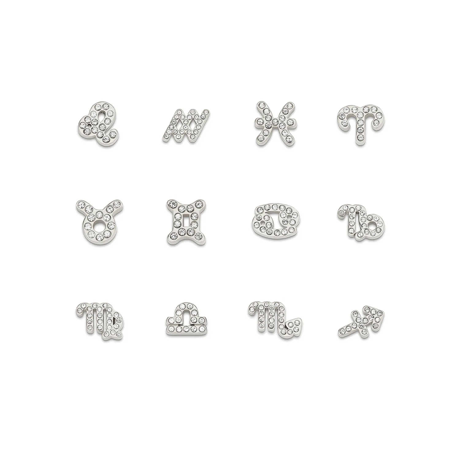 Made Mine Charms - Pave Zodiac Charms (Silver) sold by Abbott Lyon