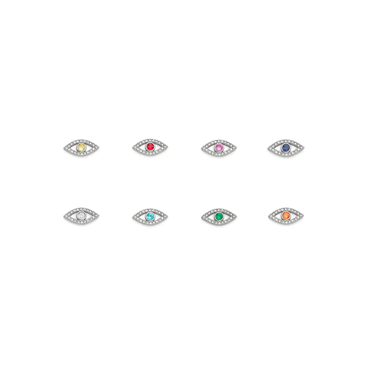 Made Mine Charms - Evil Eye Charms (Silver) sold by Abbott Lyon