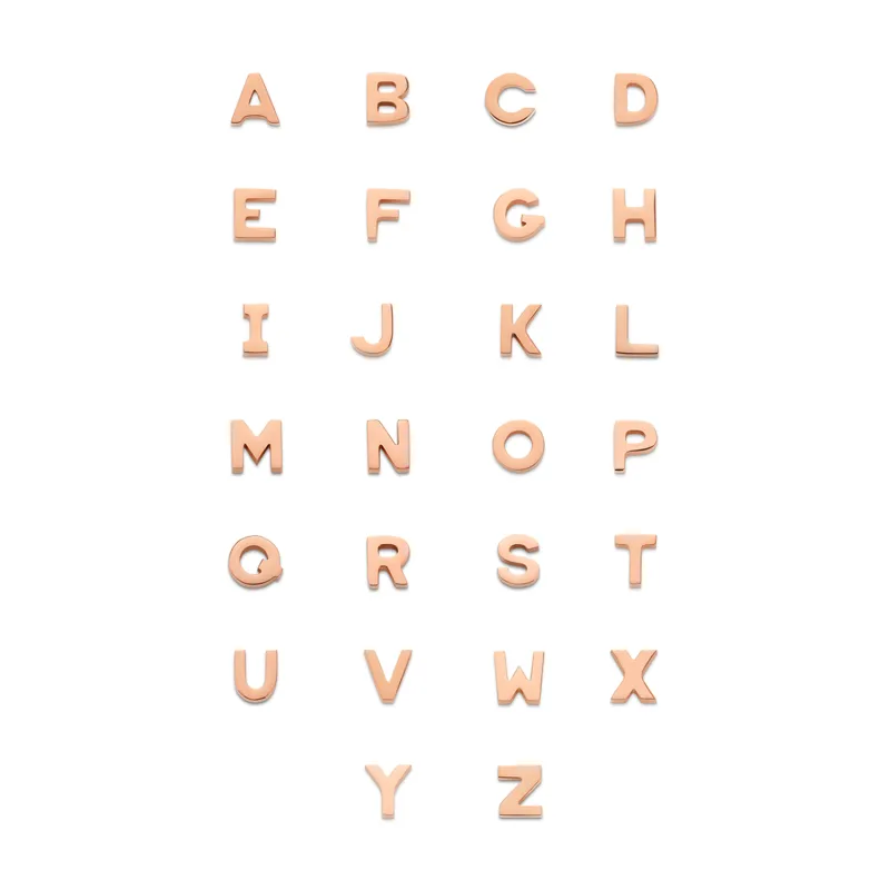 Made Mine Charms - Initial Charms (Rose Gold) sold by Abbott Lyon