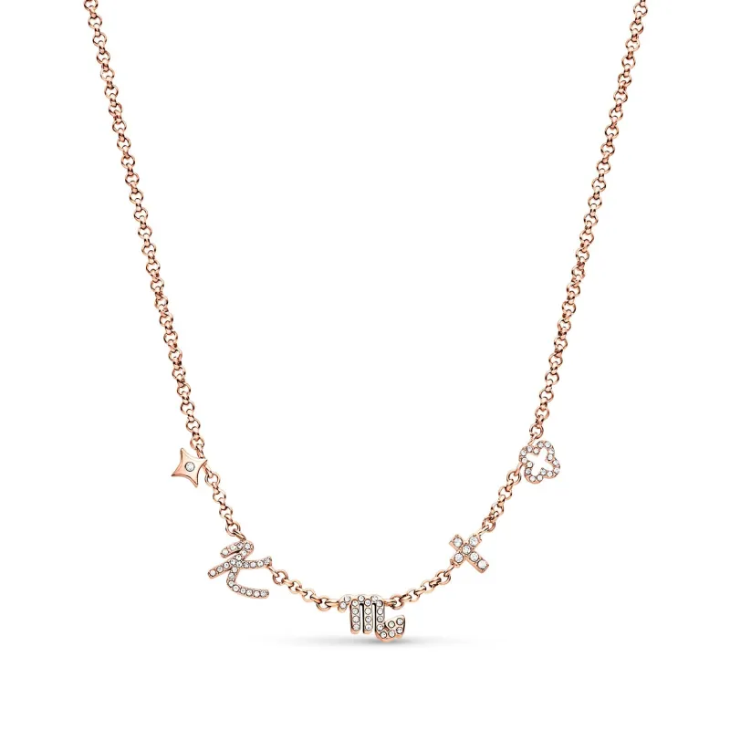 Made Mine Charm Necklace (Rose Gold) made by Abbott Lyon