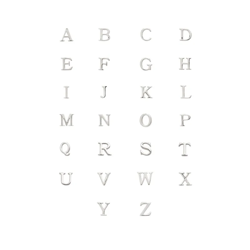 Made Mine Charms - Didot Initial Charm (Silver) sold by Abbott Lyon