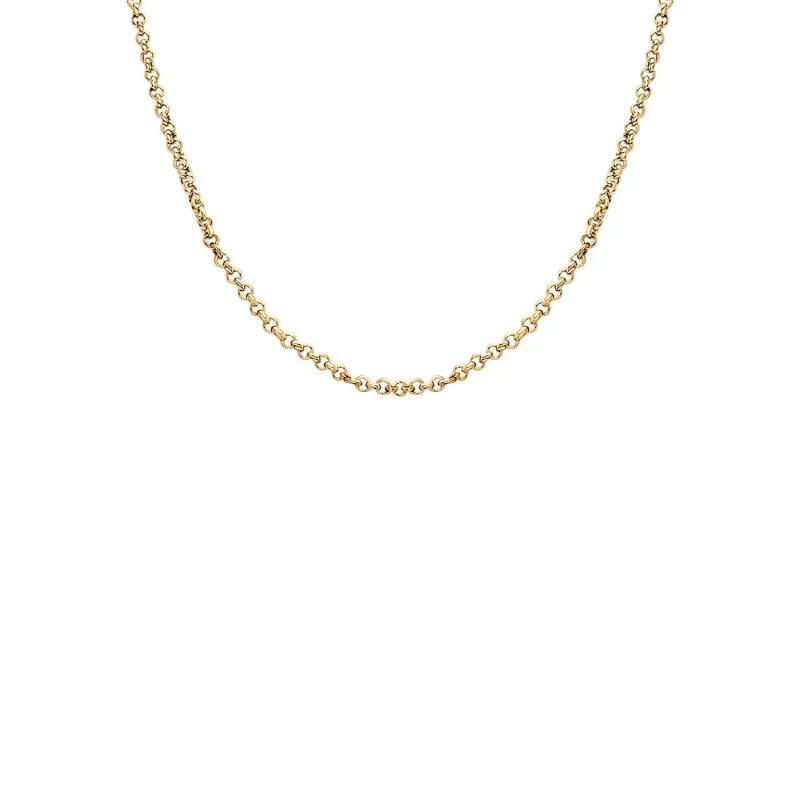 Layering Box Chain Necklace (Gold) made by Abbott Lyon