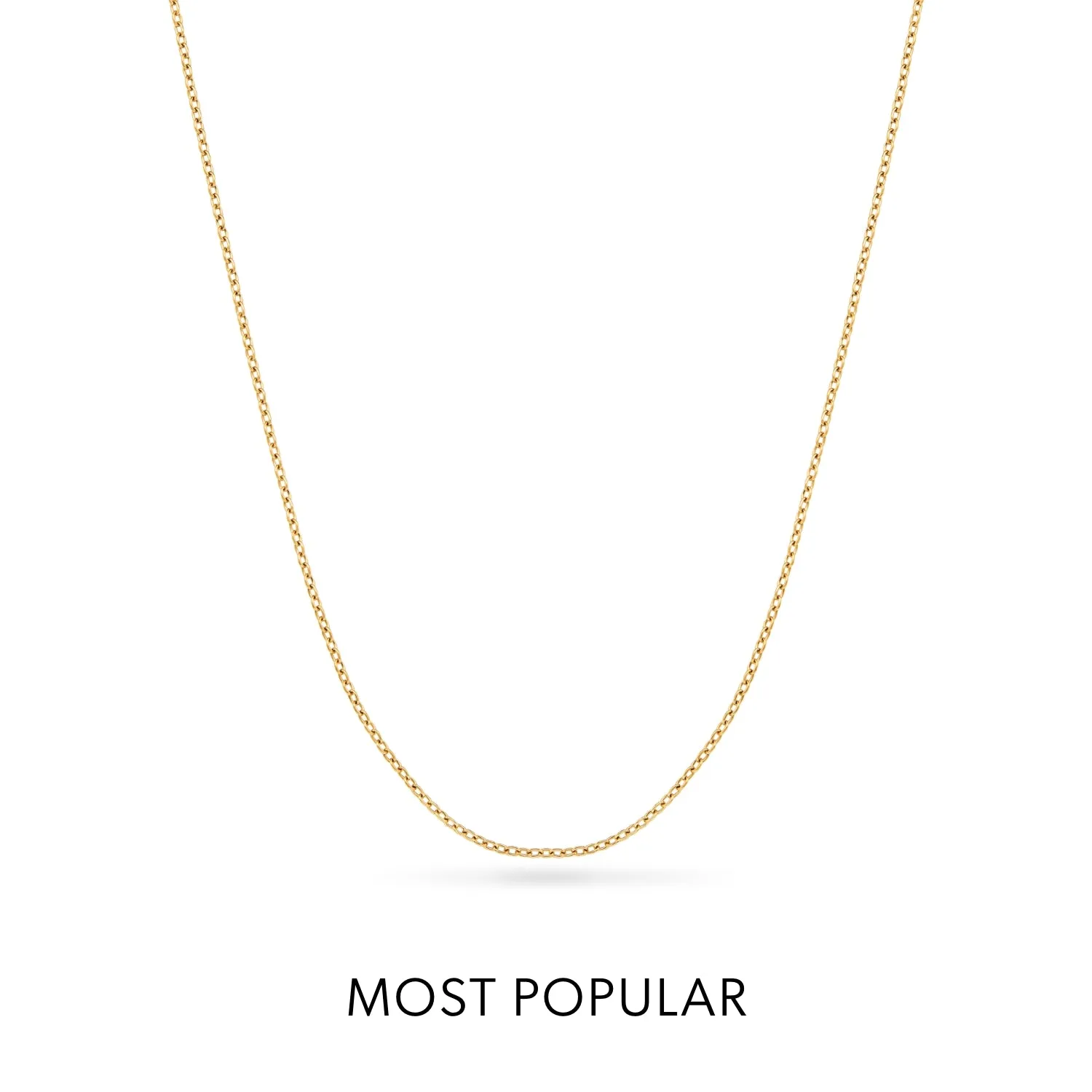 Layering Fine Chain Necklace (Gold) sold by Abbott Lyon product image thumbnail 3