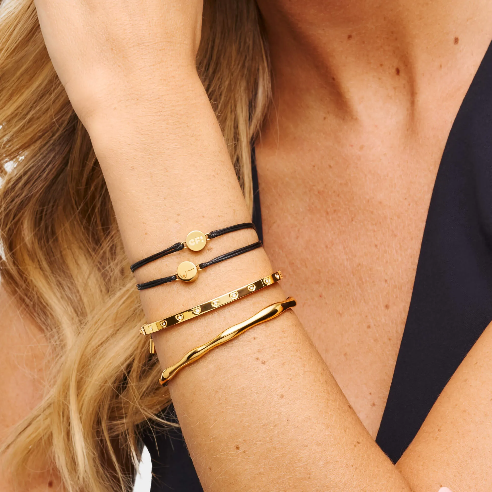 CoppaFeel! Charms for Charity Bracelet (Gold) sold by Abbott Lyon product image thumbnail 3