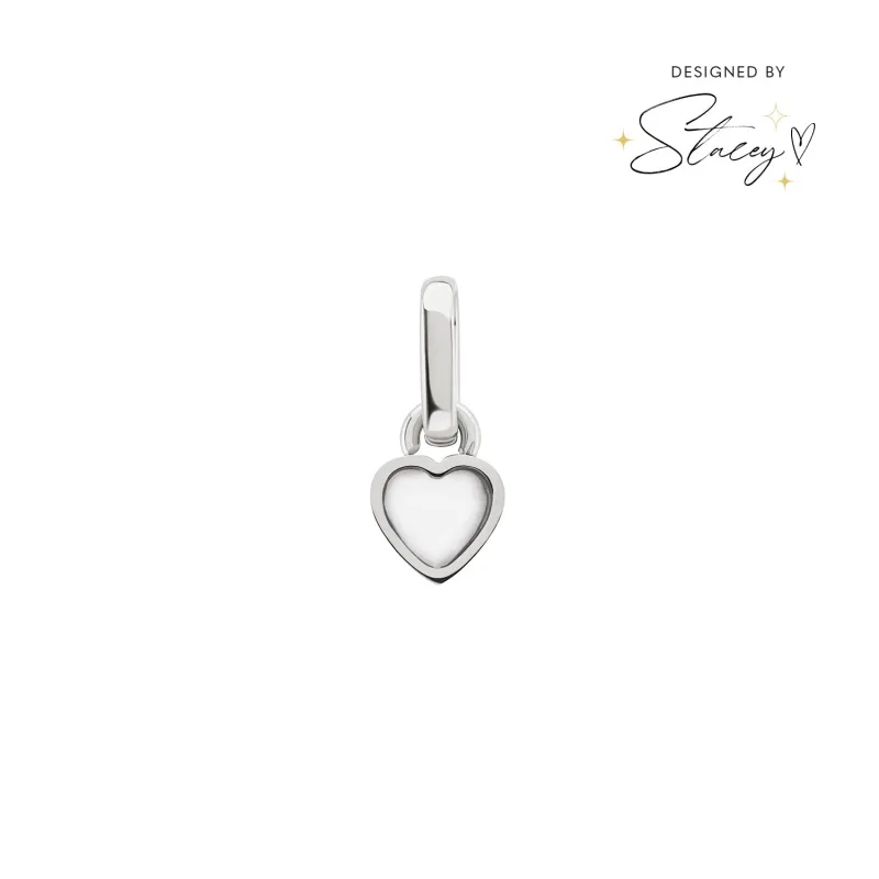Stacey's Stories Mini Heart Birthstone Pendant (Silver) sold by Abbott Lyon