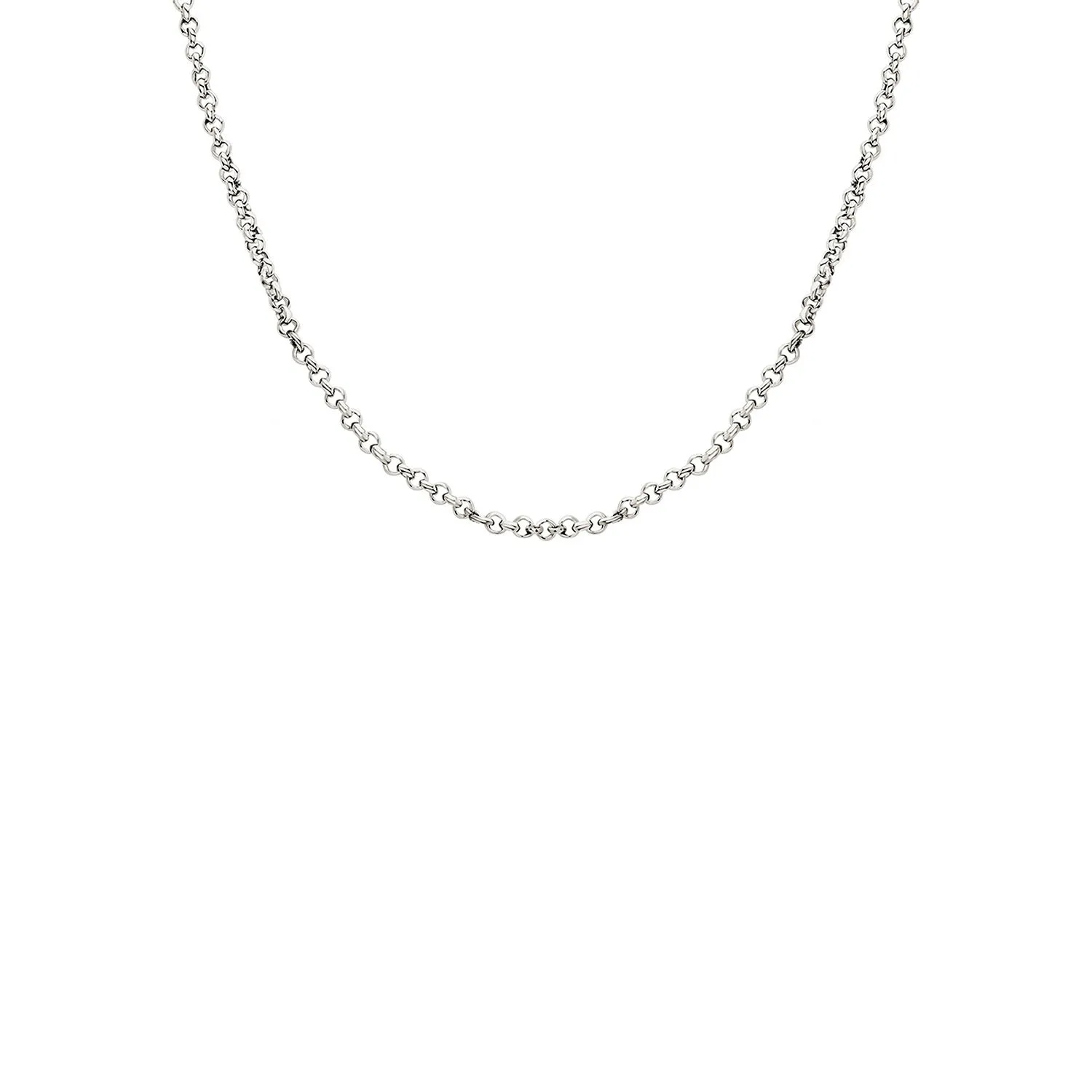 Layering Box Chain Necklace (Silver) sold by Abbott Lyon product image thumbnail 3