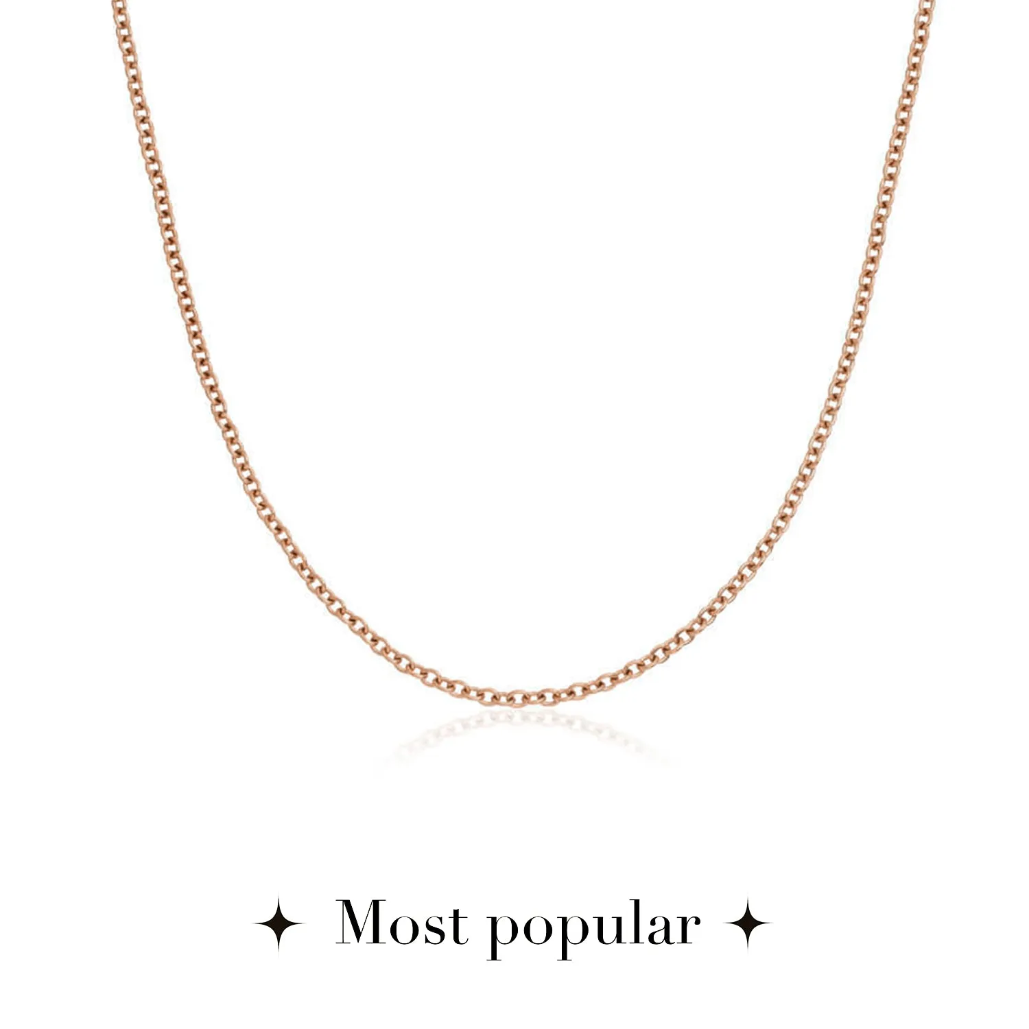 Cursive Name Necklace (Rose Gold) sold by Abbott Lyon product image thumbnail 5