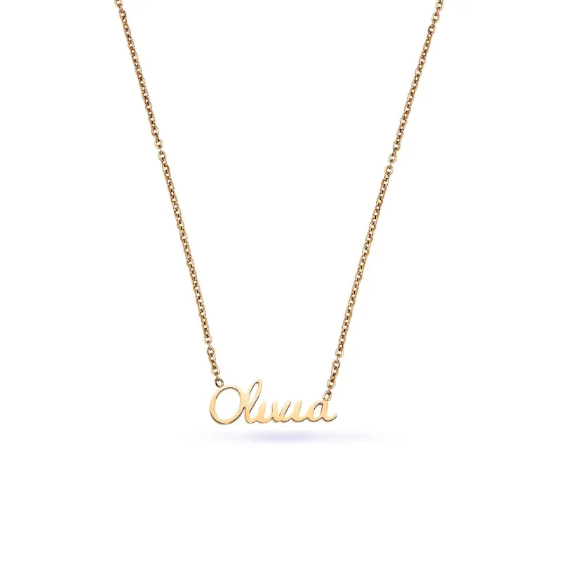 Cursive Name Necklace (Rose Gold) sold by Abbott Lyon