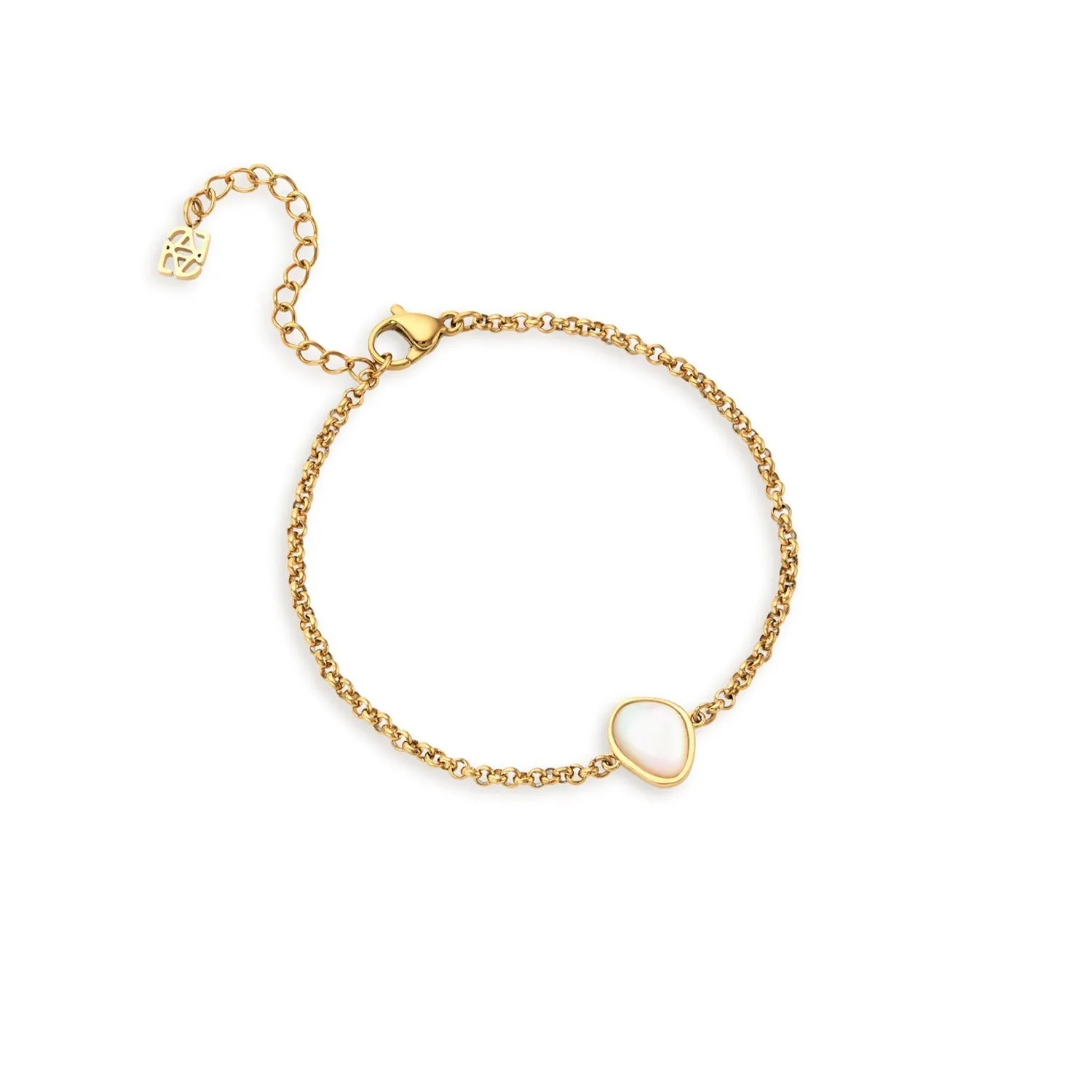 Organic Moonstone Bracelet (Gold) sold by Abbott Lyon product image thumbnail 5