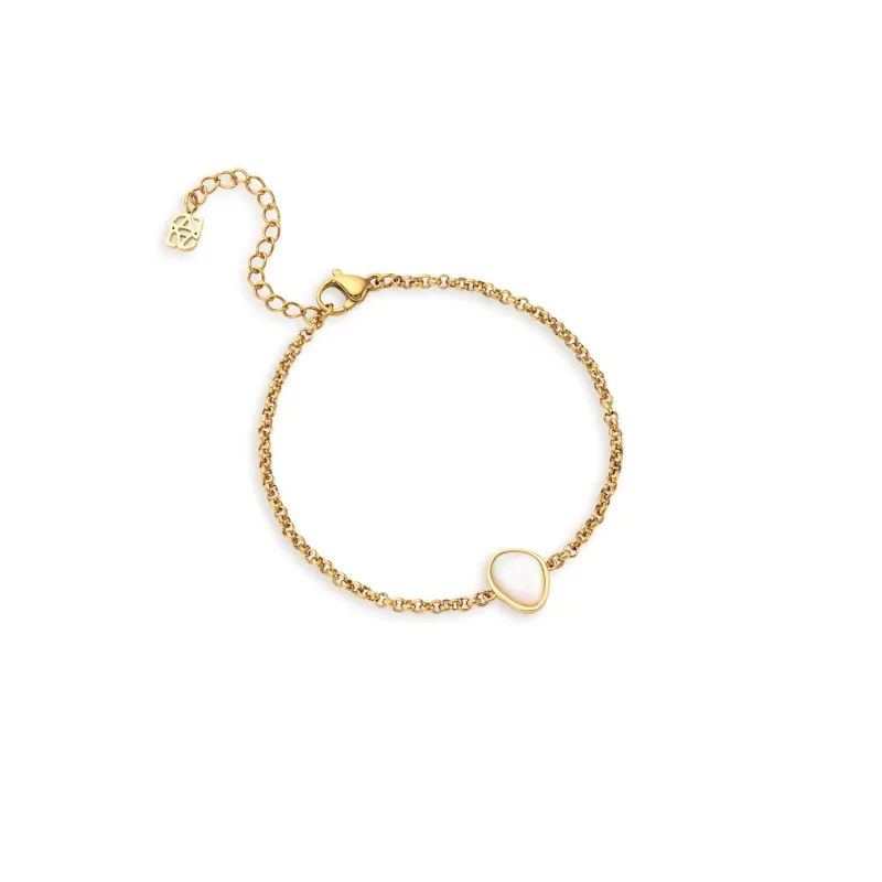 Organic Moonstone Bracelet (Gold) sold by Abbott Lyon