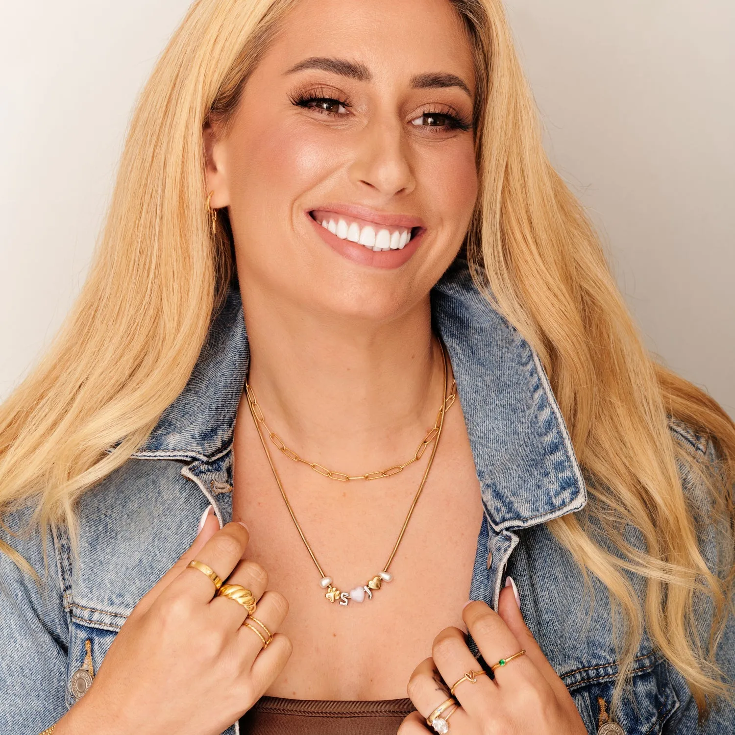 Doodle Heart Necklace Charm (Gold) sold by Abbott Lyon product image thumbnail 4