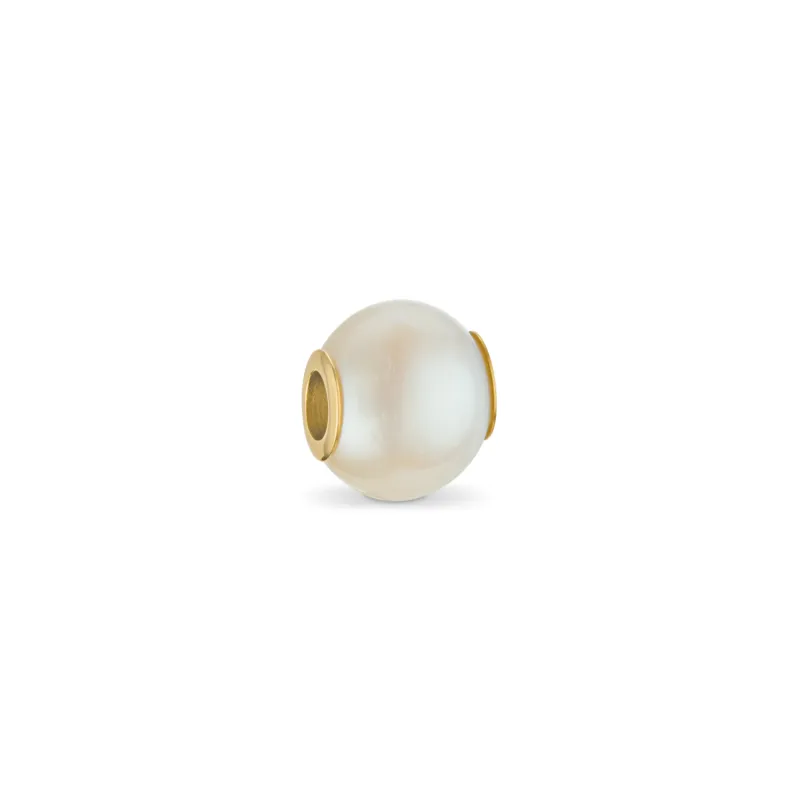 Organic Pearl Necklace Charm (Gold) sold by Abbott Lyon