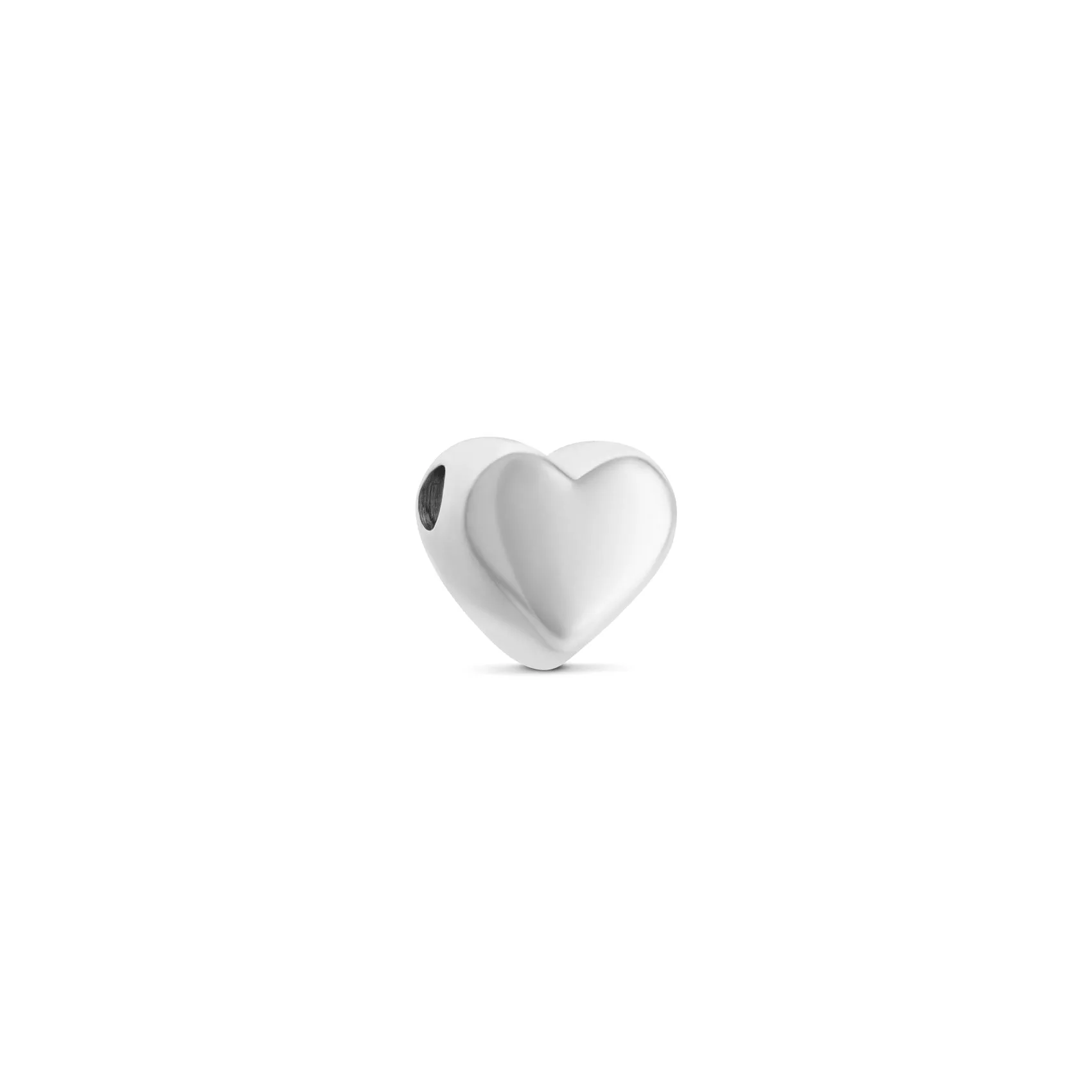 Bubble Heart Necklace Charm (Silver) sold by Abbott Lyon