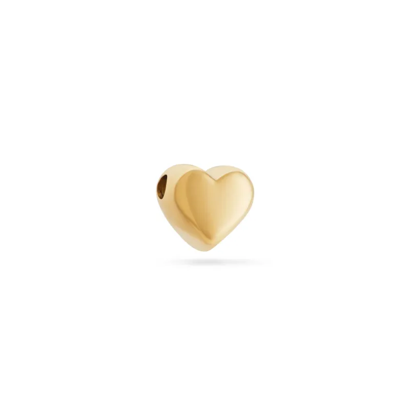 Bubble Heart Necklace Charm (Gold) sold by Abbott Lyon