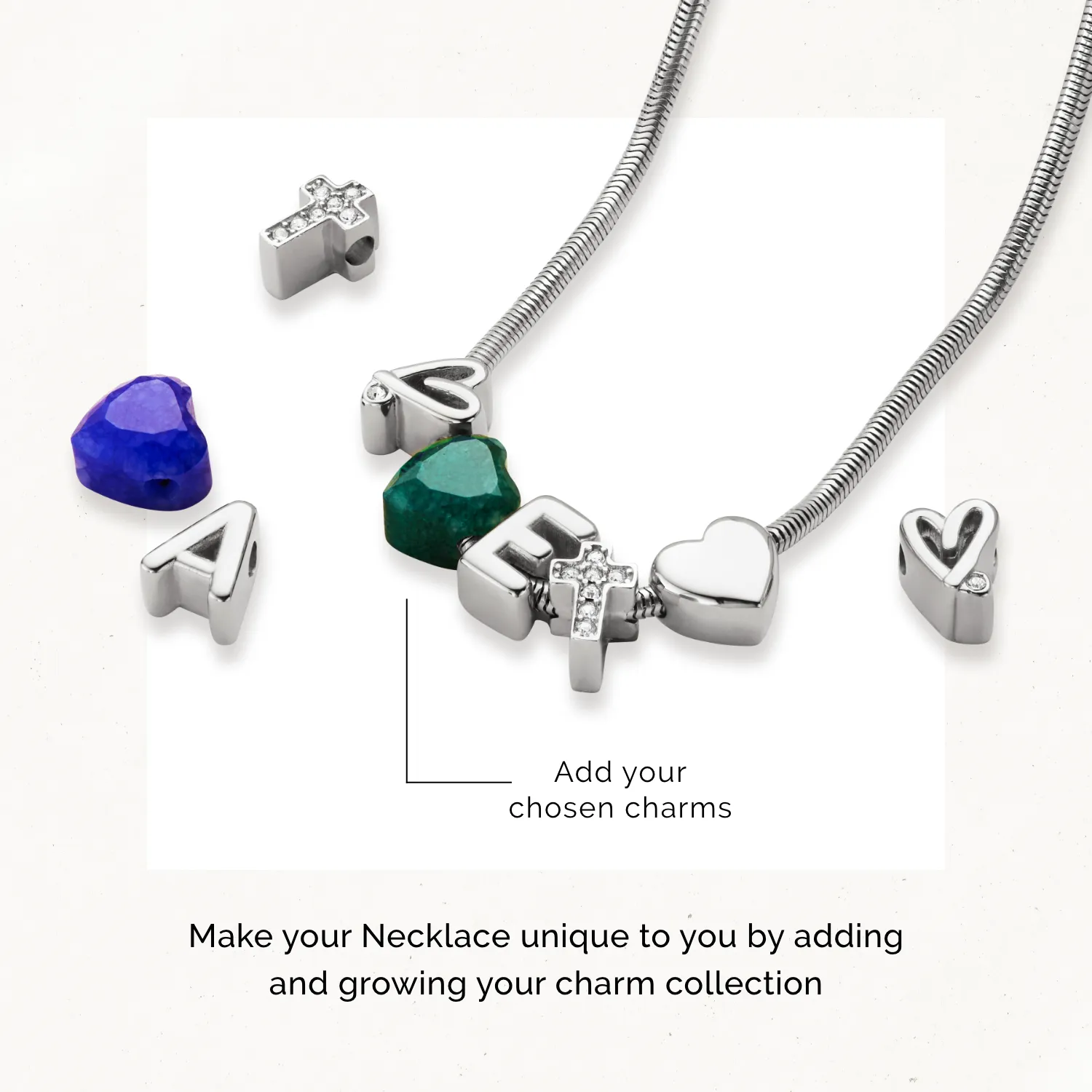 The Charm Necklace (Silver) sold by Abbott Lyon product image thumbnail 4