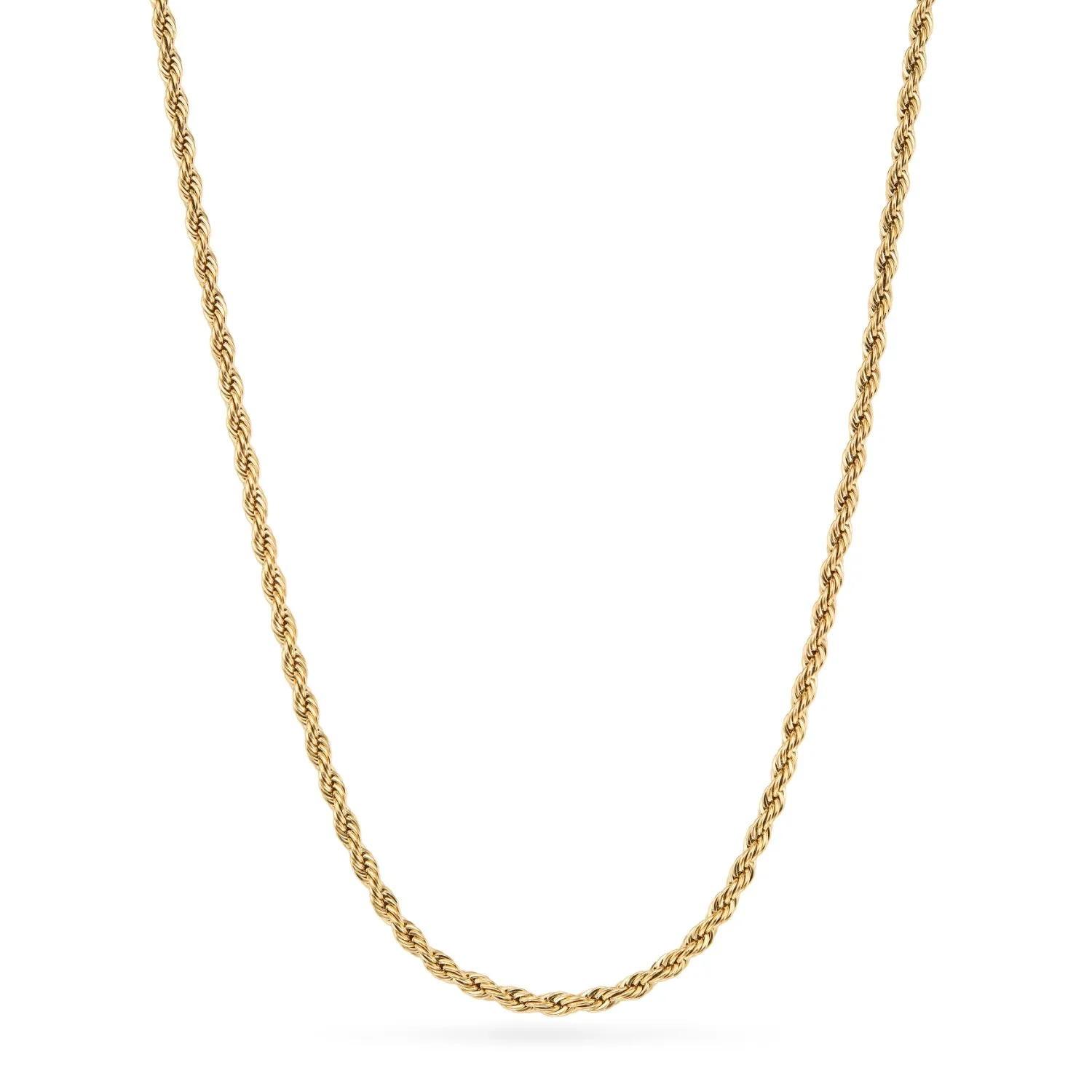 Layering Small Rope Chain Necklace (Gold) sold by Abbott Lyon product image thumbnail 4
