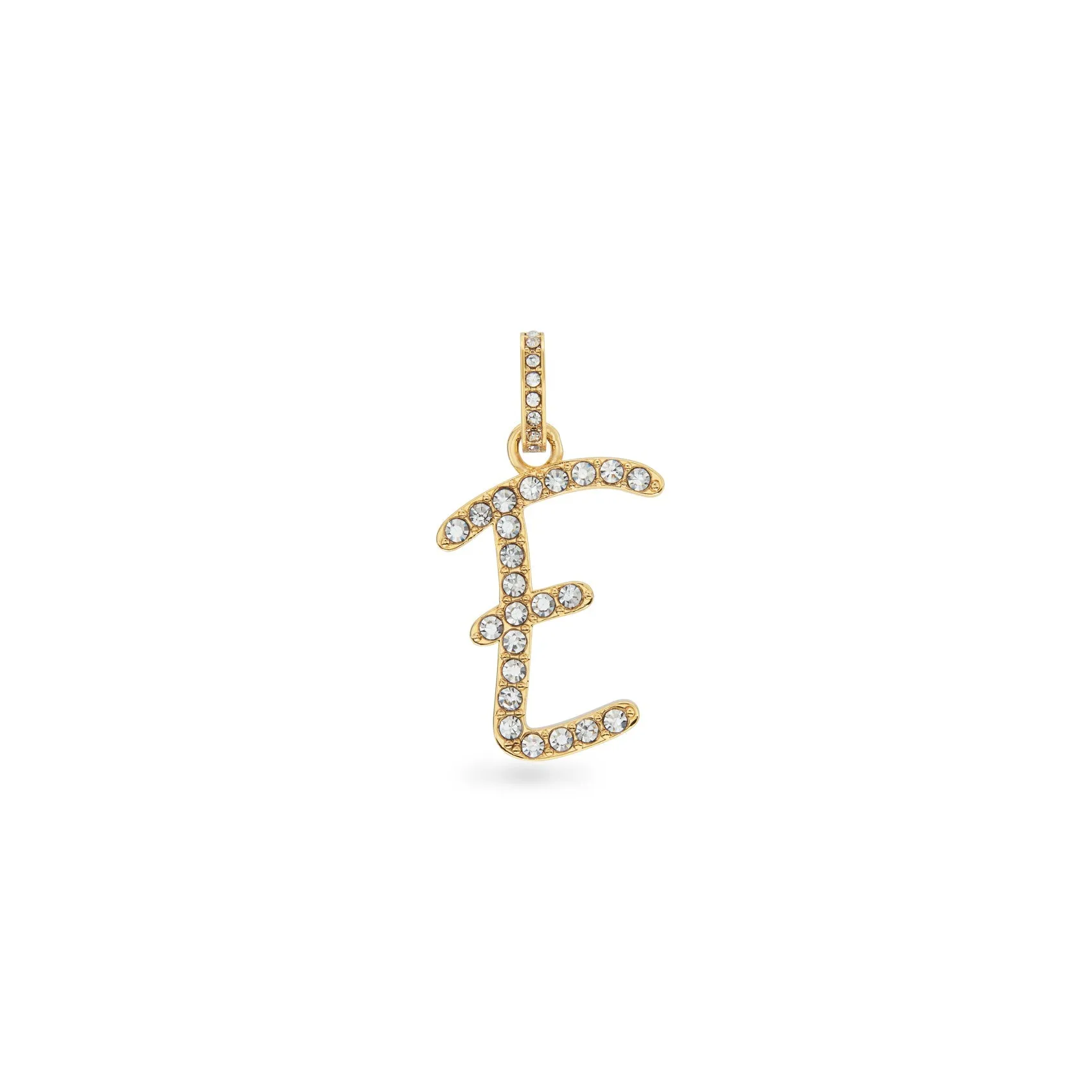 Pavé Initial Pendant (Gold) sold by Abbott Lyon product image thumbnail 4