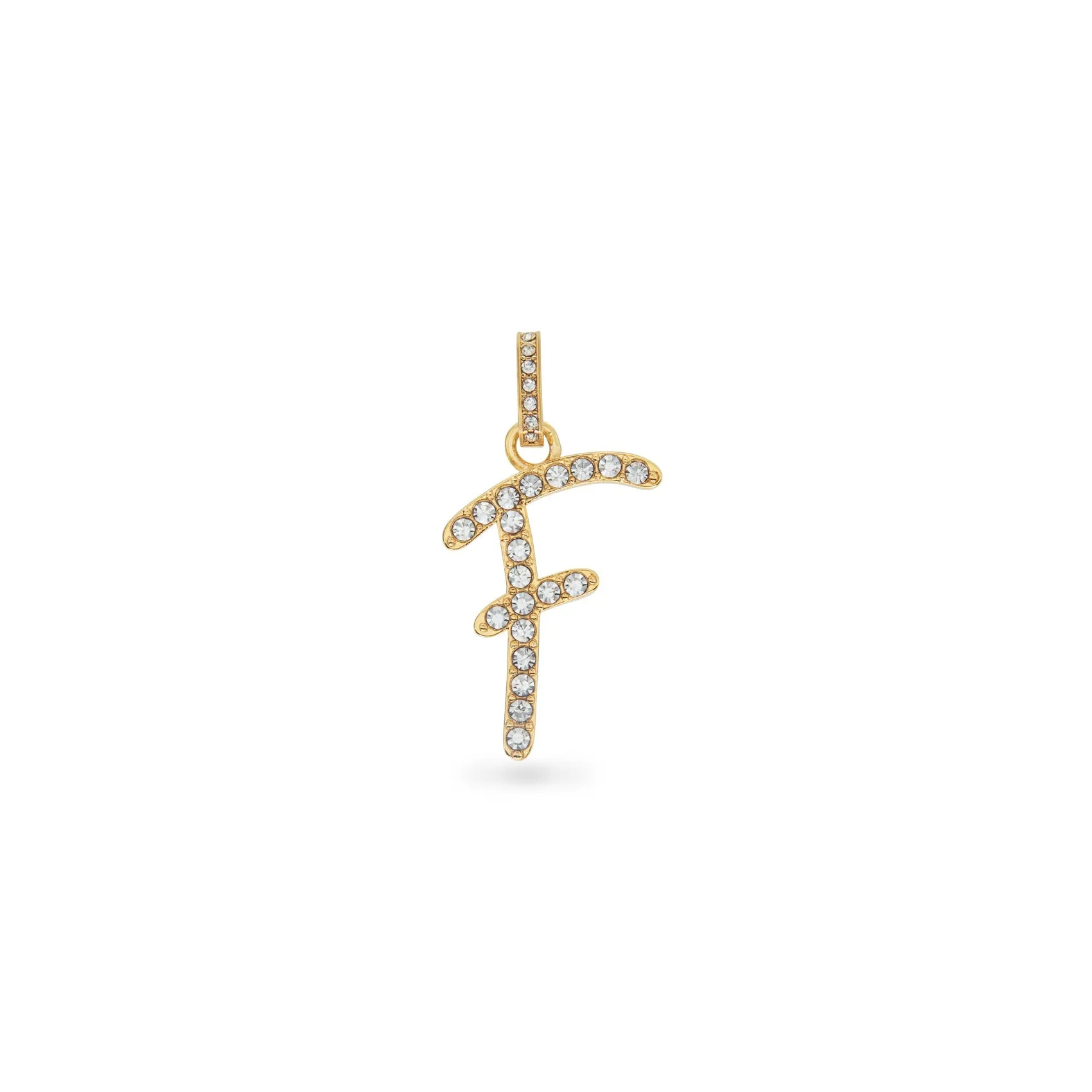 Pavé Initial Pendant (Gold) sold by Abbott Lyon product image thumbnail 5