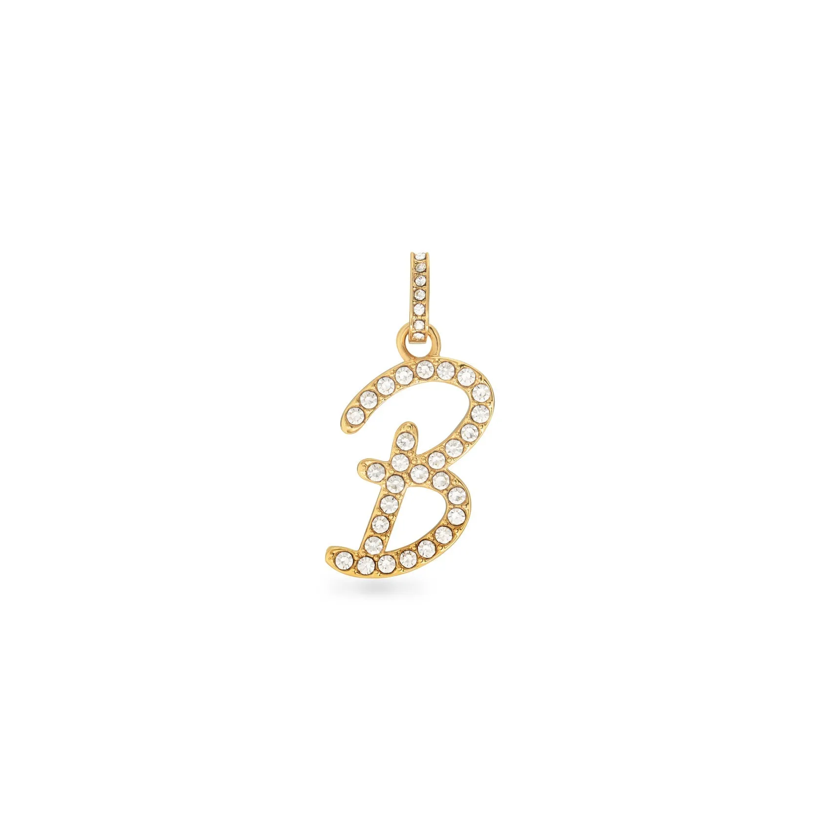 Pavé Initial Pendant (Gold) sold by Abbott Lyon product image thumbnail 2
