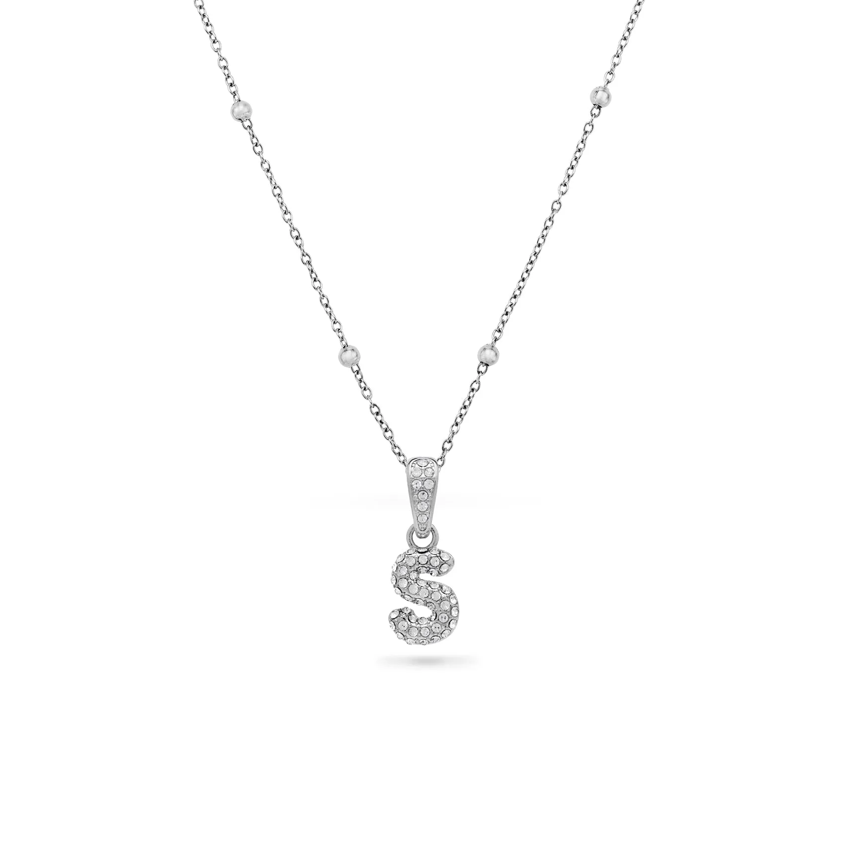 Bubble Initial Pendant (Silver) sold by Abbott Lyon product image thumbnail 5