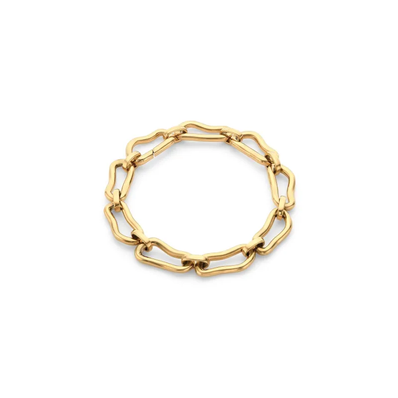 Molten Link Bracelet (Gold) sold by Abbott Lyon