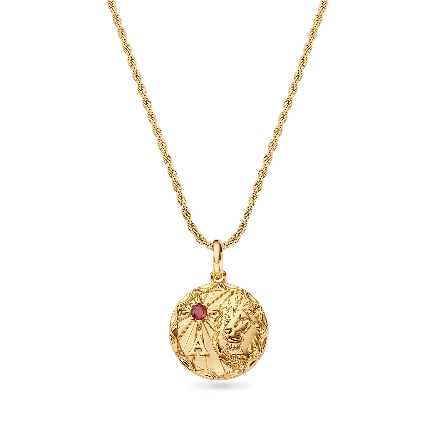 Layering Small Rope Chain Necklace (Gold) sold by Abbott Lyon