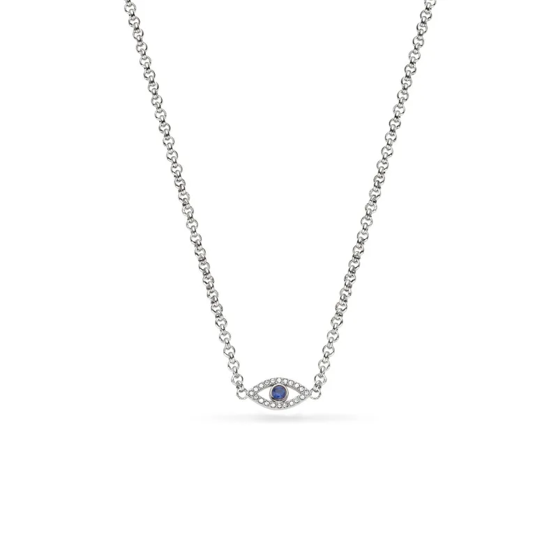 Custom Evil Eye Necklace (Silver) sold by Abbott Lyon