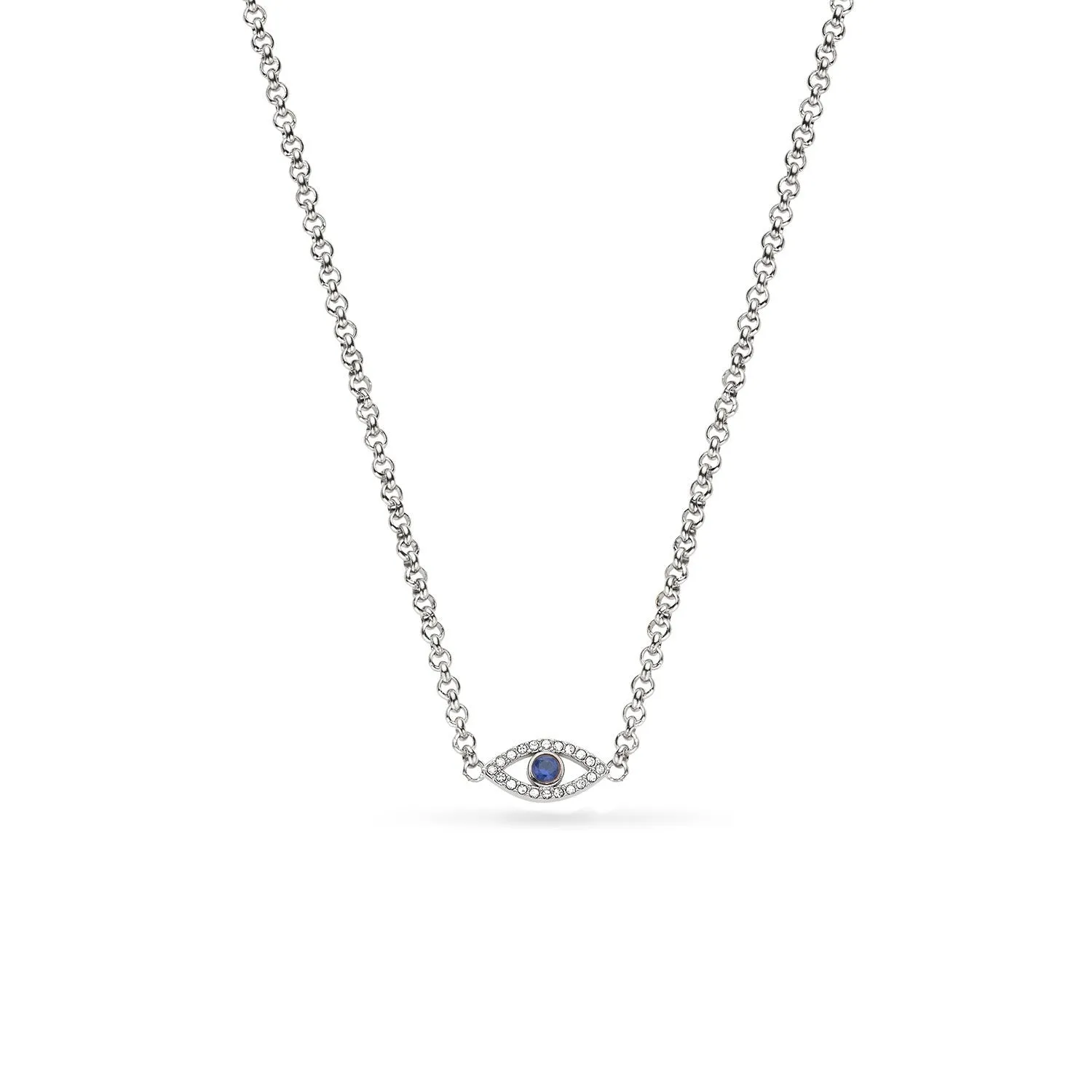 Custom Evil Eye Necklace (Silver) sold by Abbott Lyon