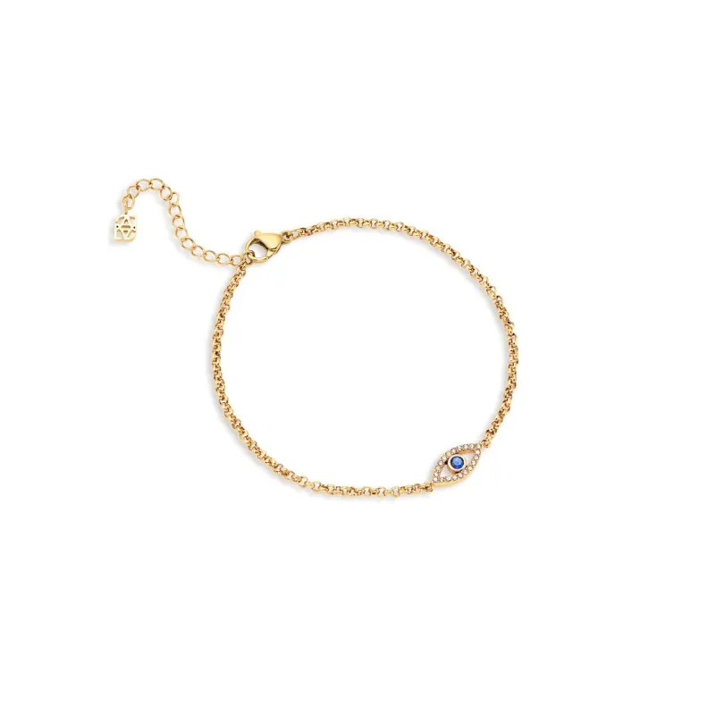 Evil Eye Bracelet (Gold) sold by Abbott Lyon
