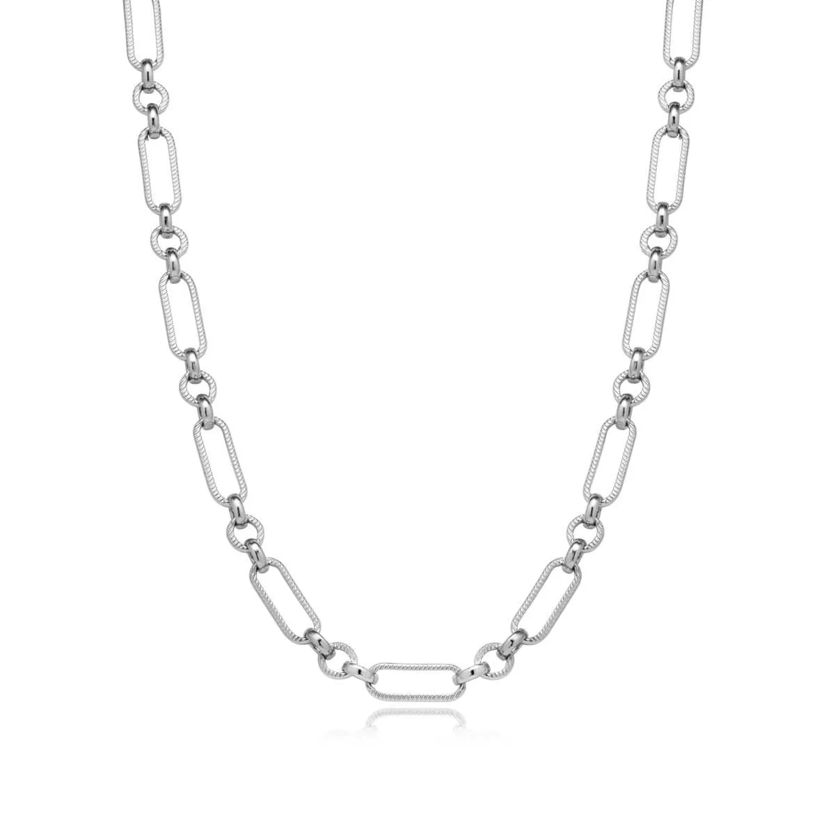 Figaro Chain Necklace (Silver) sold by Abbott Lyon