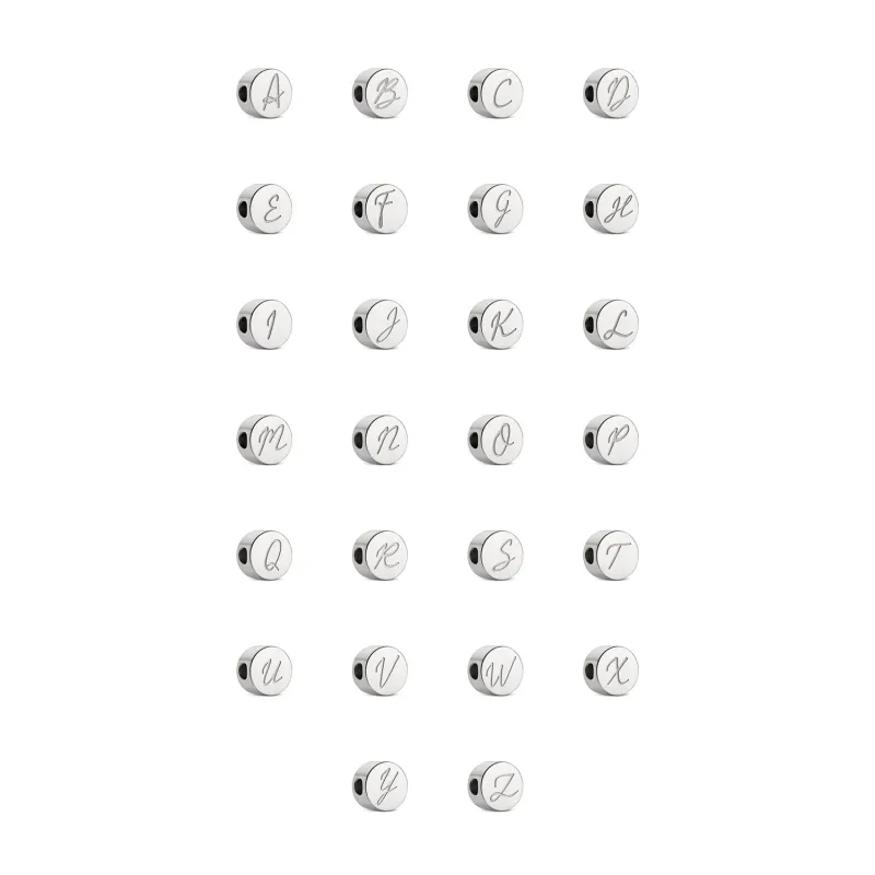 Script Initial Bracelet Charm (Silver) sold by Abbott Lyon